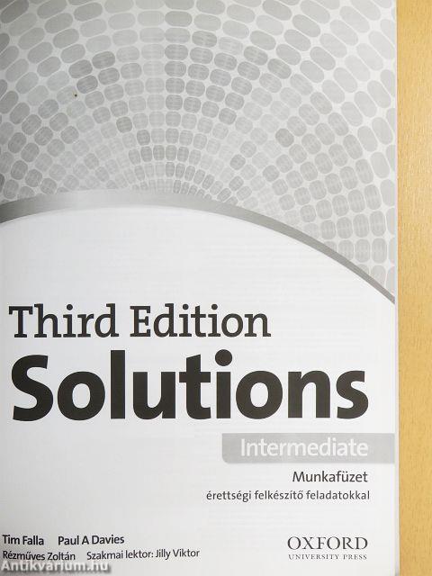 Solutions - Intermediate - Munkafüzet 