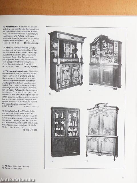 Möbel von der Renaissance bis zum Jugendstil