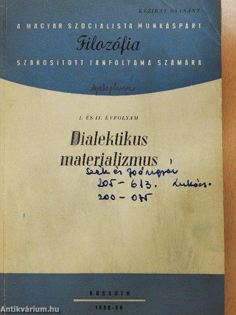 Dialektikus materializmus