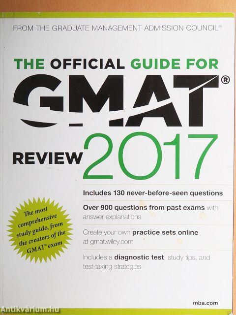 The Official Guide For GMAT- Review 2017
