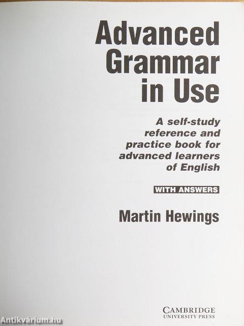 Advanced Grammar in Use