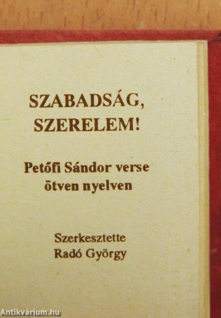 Szabadság, szerelem! (minikönyv) (számozott)