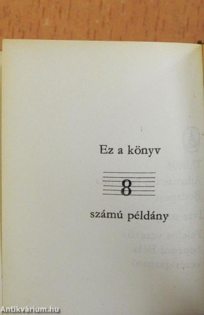 Szabó Ervin (minikönyv) (számozott)