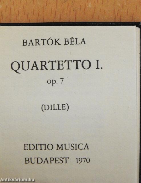 Quartetto I. (minikönyv)