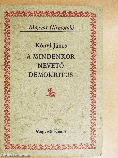 A mindenkor nevető Demokritus