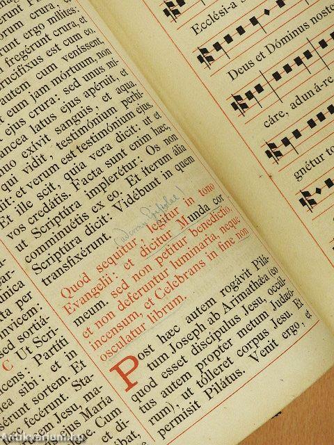 Missae in festis propriis patronorum Regni Hungariae (rossz állapotú)