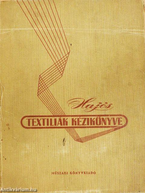 Textiliák kézikönyve/Mintagyűjtemény (rossz állapotú)