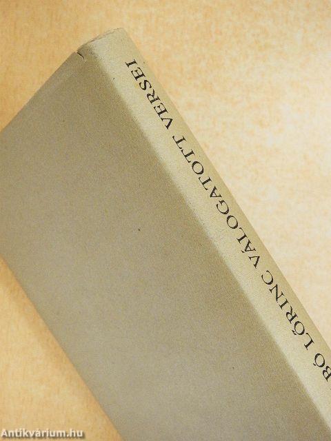 Szabó Lőrinc válogatott versei