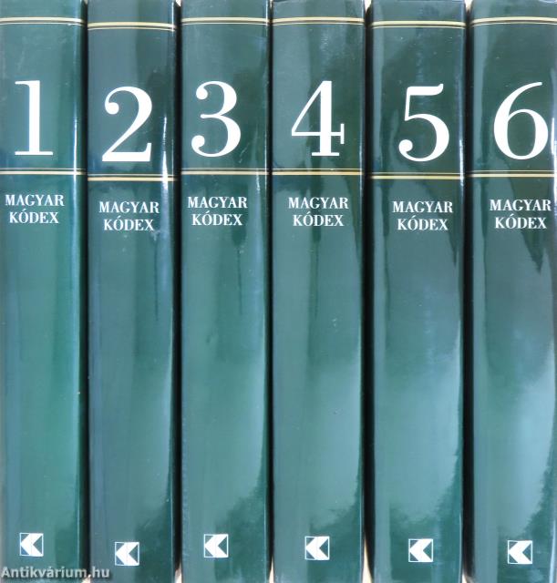 Magyar kódex 1-6. - 6 db CD-vel