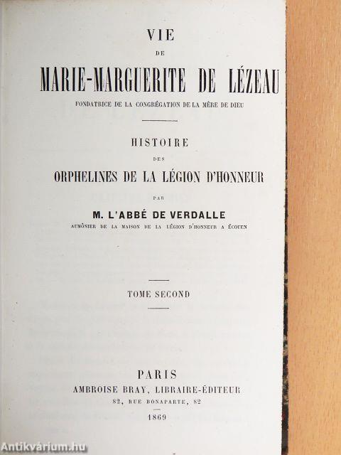 Vie de Marie-Marguerite de Lézeau II.