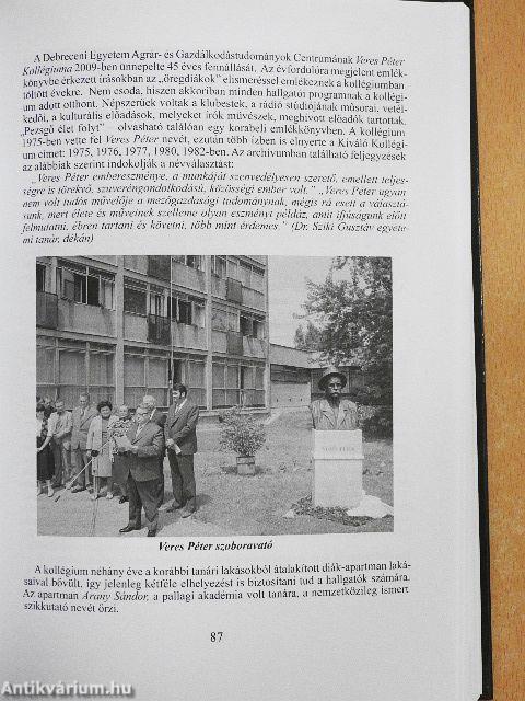 40 éves a Debreceni Egyetemi Agrárképzés 1970-2010