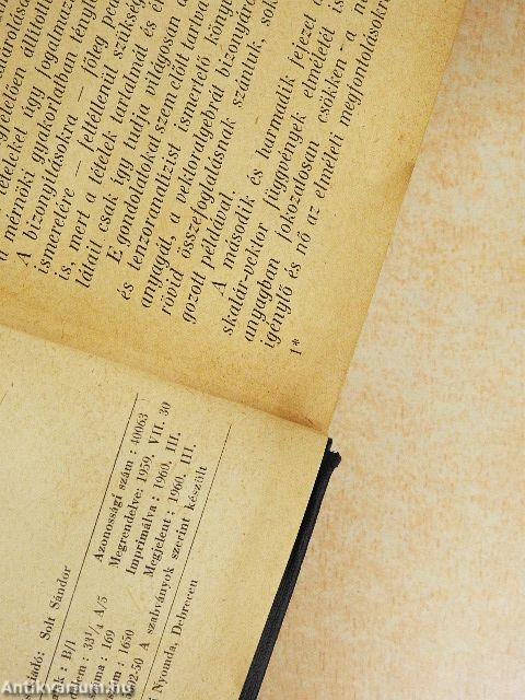 Vektor- és tenzoranalízis