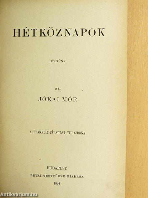 "30 kötet a Jókai Mór összes művei sorozatból (nem teljes sorozat)"