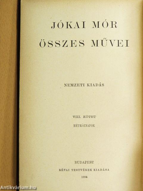 "30 kötet a Jókai Mór összes művei sorozatból (nem teljes sorozat)"