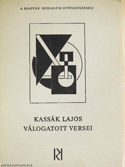 Kassák Lajos válogatott versei