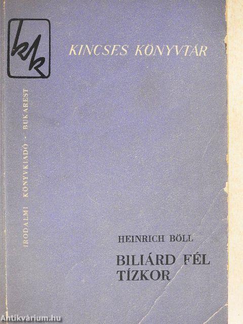 Biliárd fél tízkor