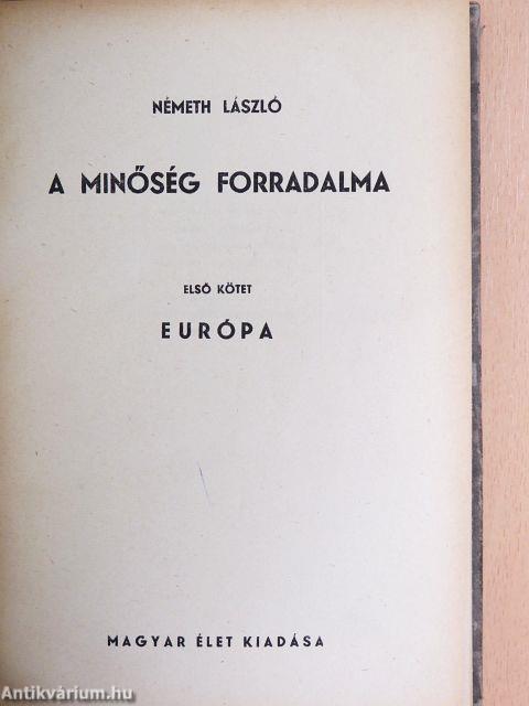 A minőség forradalma I-VI.