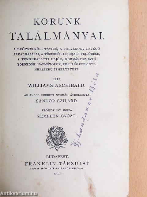 Korunk találmányai