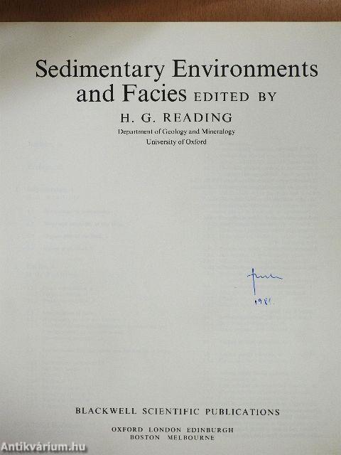 Sedimentary Environments and Facies