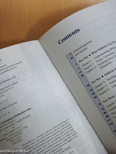 Complete Publicity Plans