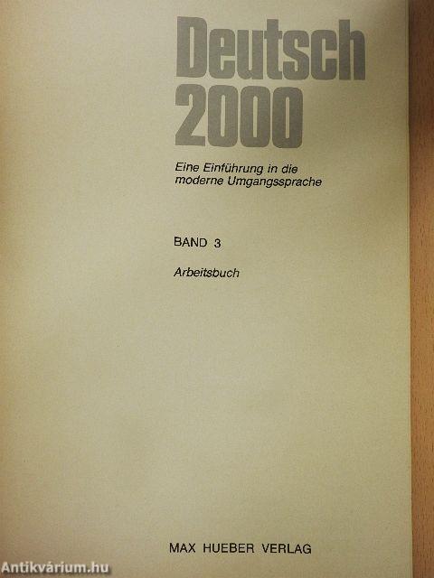 Deutsch 2000 3 - Arbeitsbuch