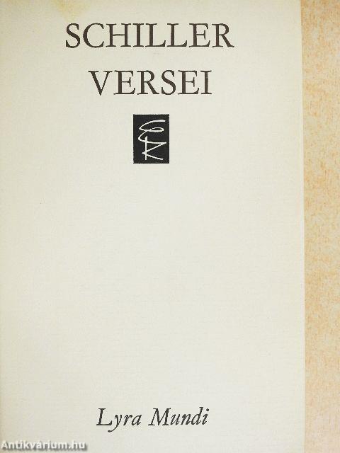 Friedrich Schiller versei