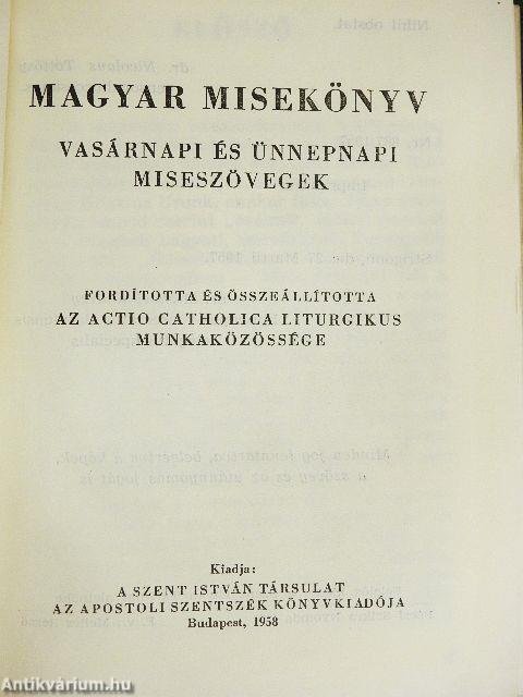 Magyar misekönyv