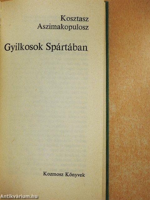 Gyilkosok Spártában