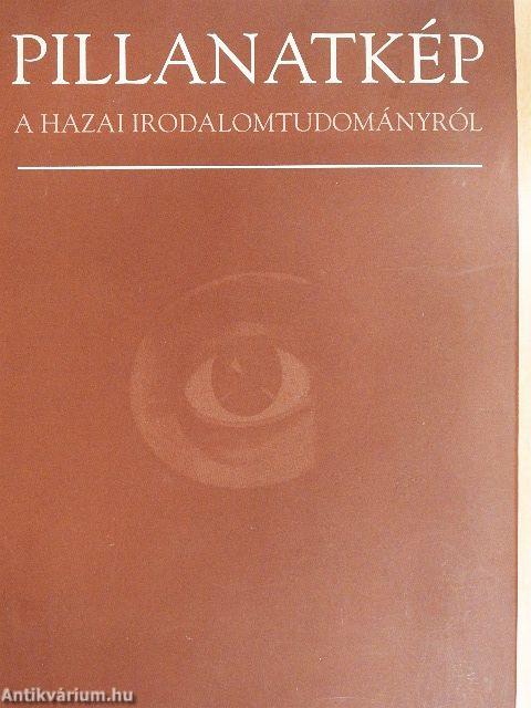 Pillanatkép a hazai irodalomtudományról