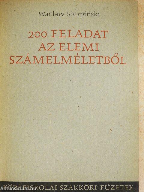 200 feladat az elemi számelméletből