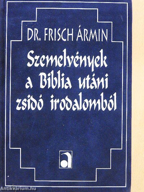 Szemelvények a Biblia utáni zsidó irodalomból