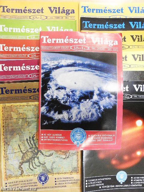Természet Világa 1994. (nem teljes évfolyam)