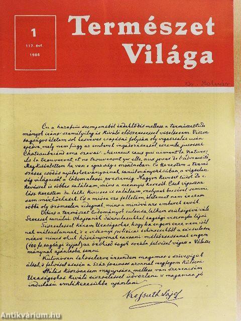 Természet Világa 1986. január-december