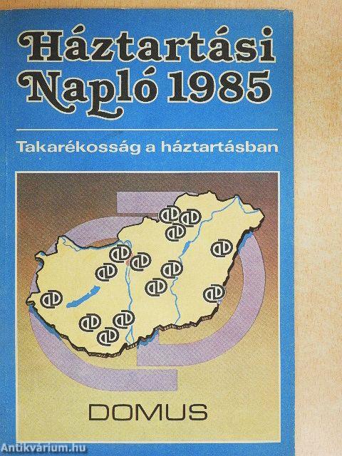 Háztartási Napló 1985