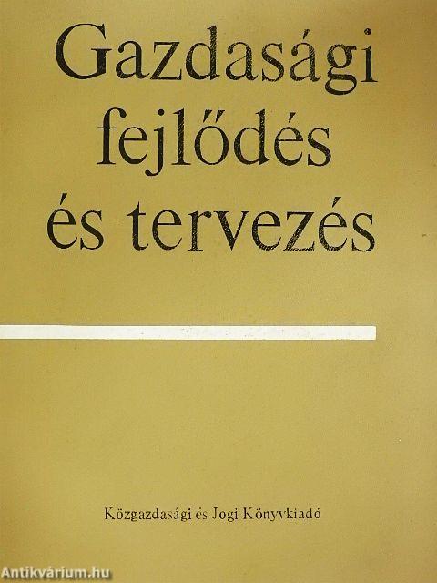 Gazdasági fejlődés és tervezés