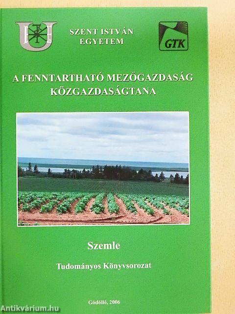 A fenntartható mezőgazdaság közgazdaságtana