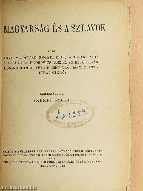 A magyarság és a szlávok