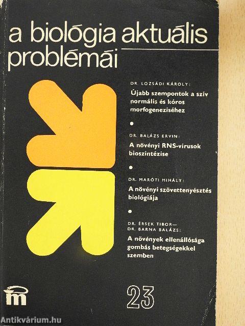 A biológia aktuális problémái 23.