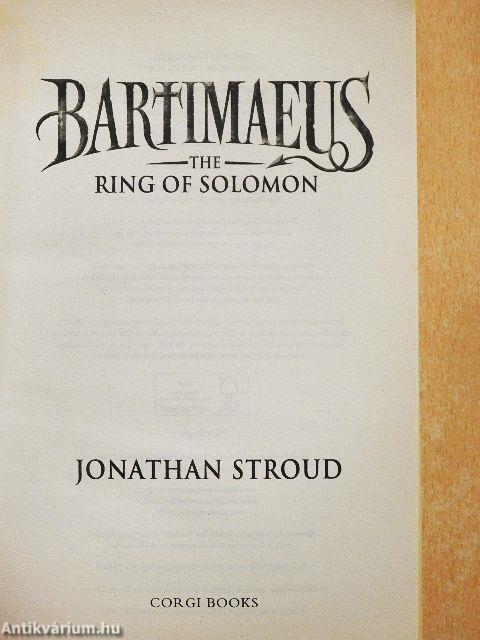 Bartimaeus - The Ring of Solomon