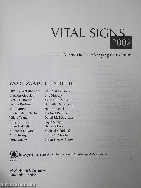 Vital Signs 2002