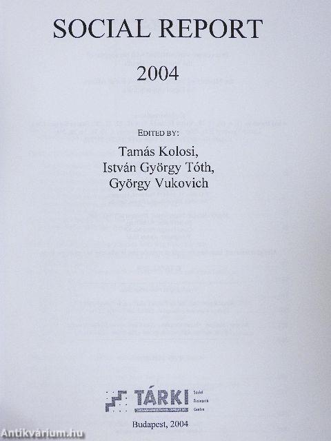 Social Report 2004