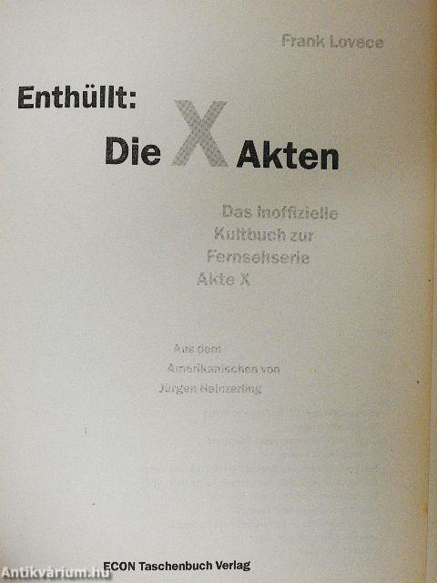 Enthüllt: Die X-Akten