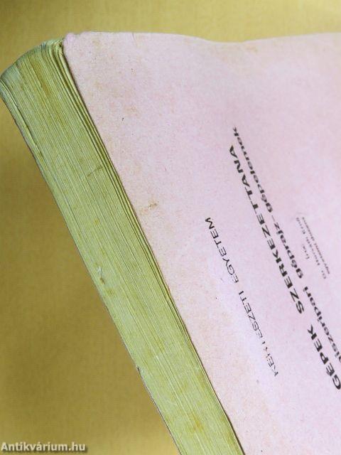 Gépek szerkezettana