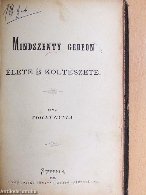 Mindszenty Gedeon élete és költészete