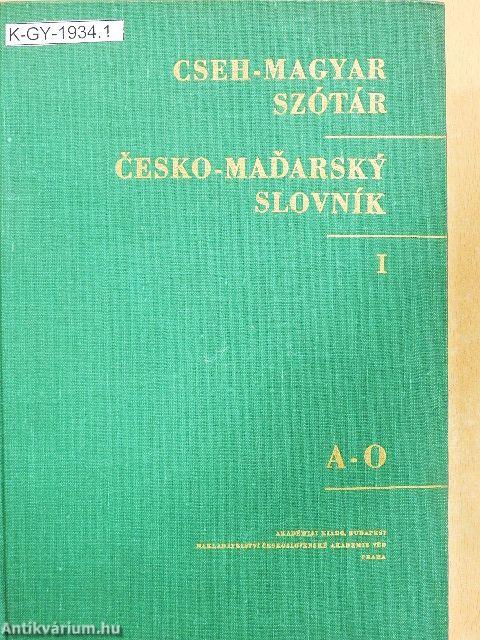 Cseh-magyar szótár I-II.