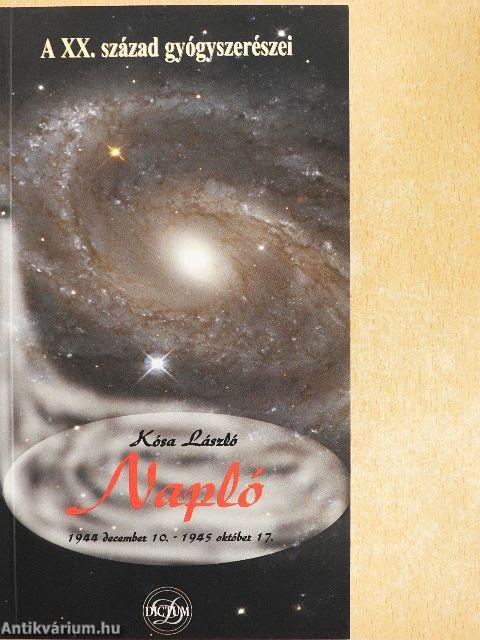 Napló 1944. december 10.-1945. október 17./Építőkövek a magyar gyógyszerészet 1940. utáni történetéhez