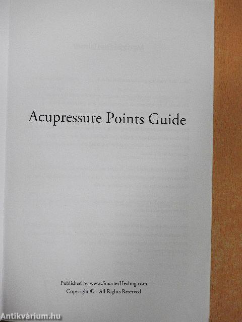 Acupressure Points Guide