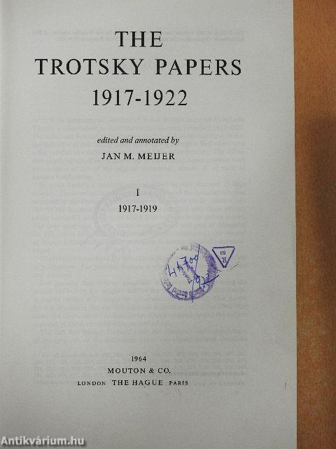 The Trotsky Papers I-II