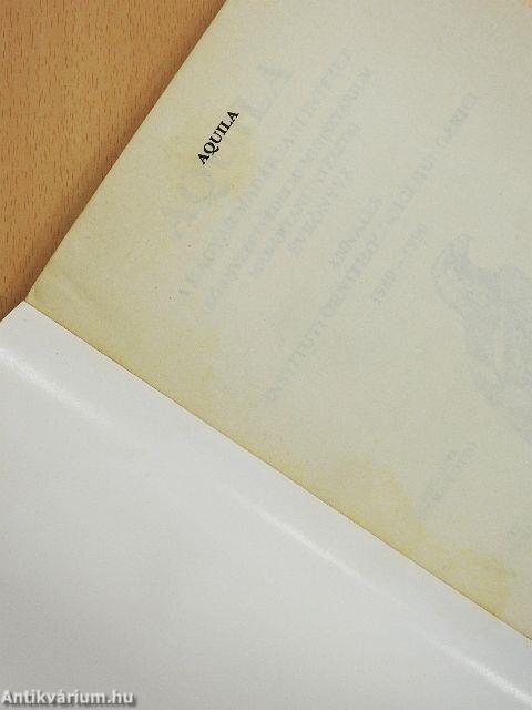 Aquila - A Magyar Madártani Intézet évkönyve 1989-1990