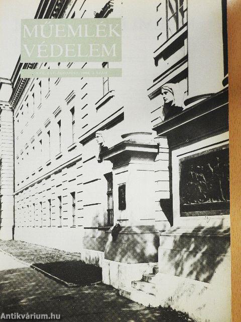 Műemlékvédelem 1986/3.